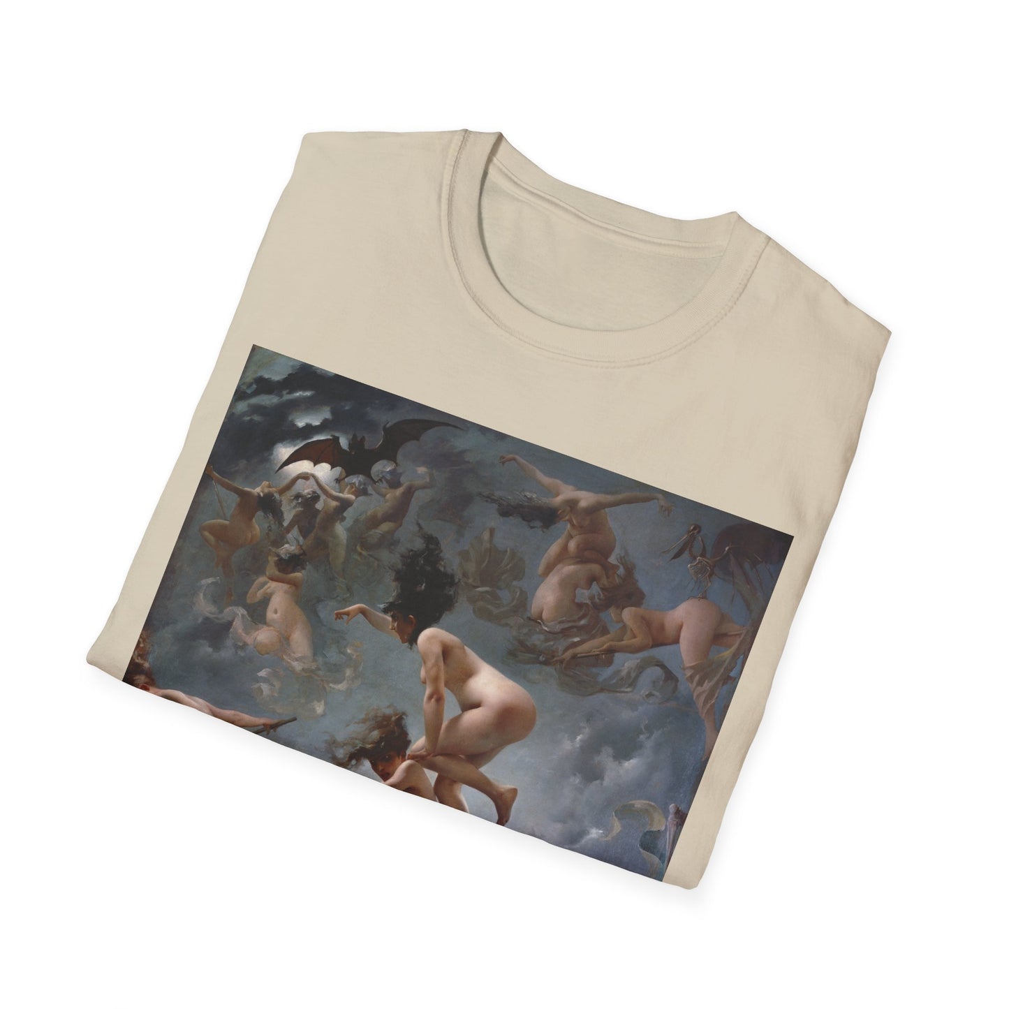 1878 painting witches going to their sabbath by luis ricardo falero tshirt