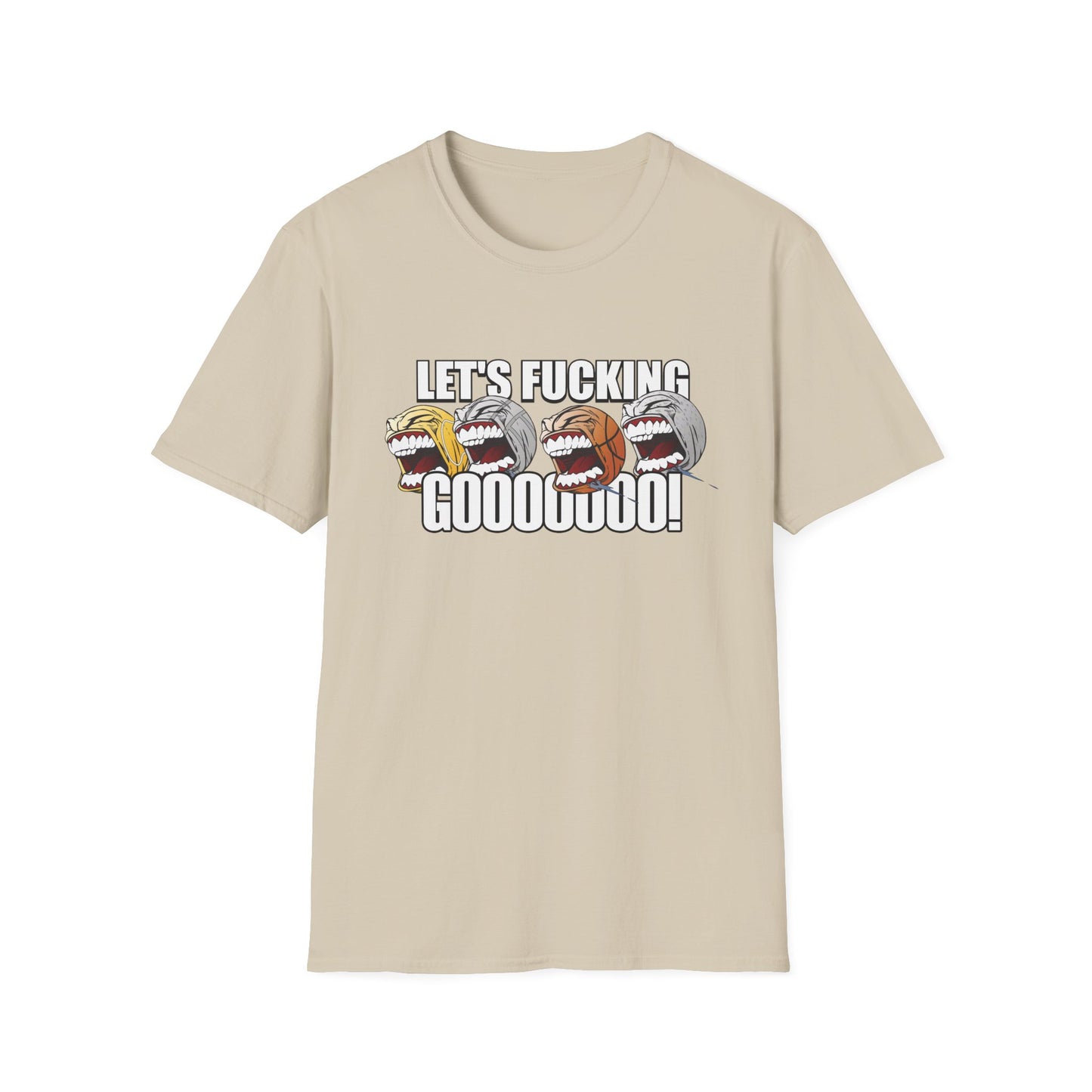 let's fucking go balls tshirt
