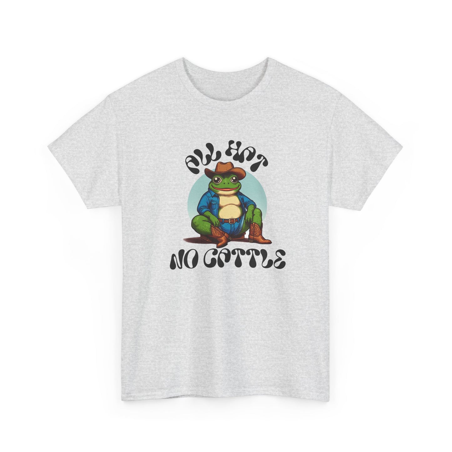 tubby frog all hat no cattle tshirt