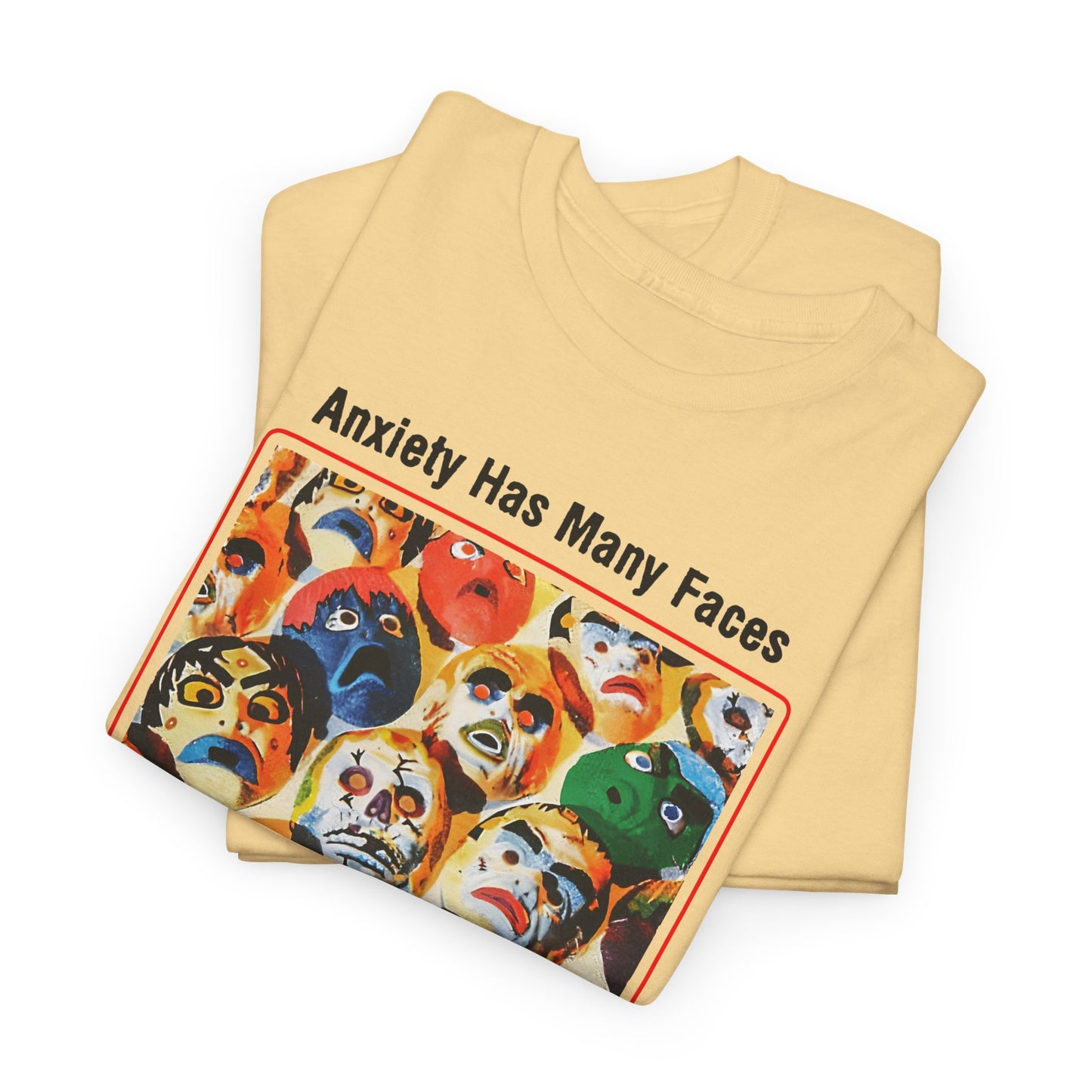vintage xanax anxiety has many faces but there is only one tshirt