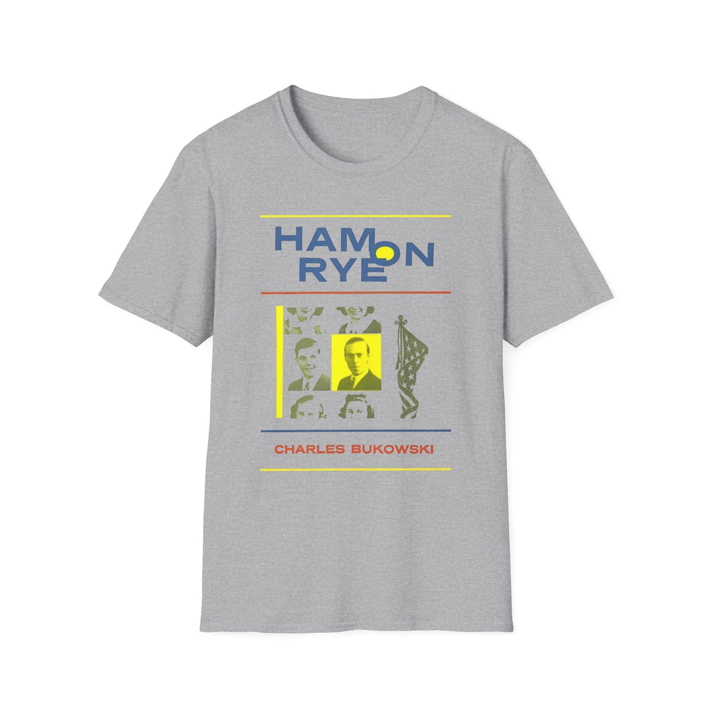 ham on rye novel by charles bukowski book cover tshirt