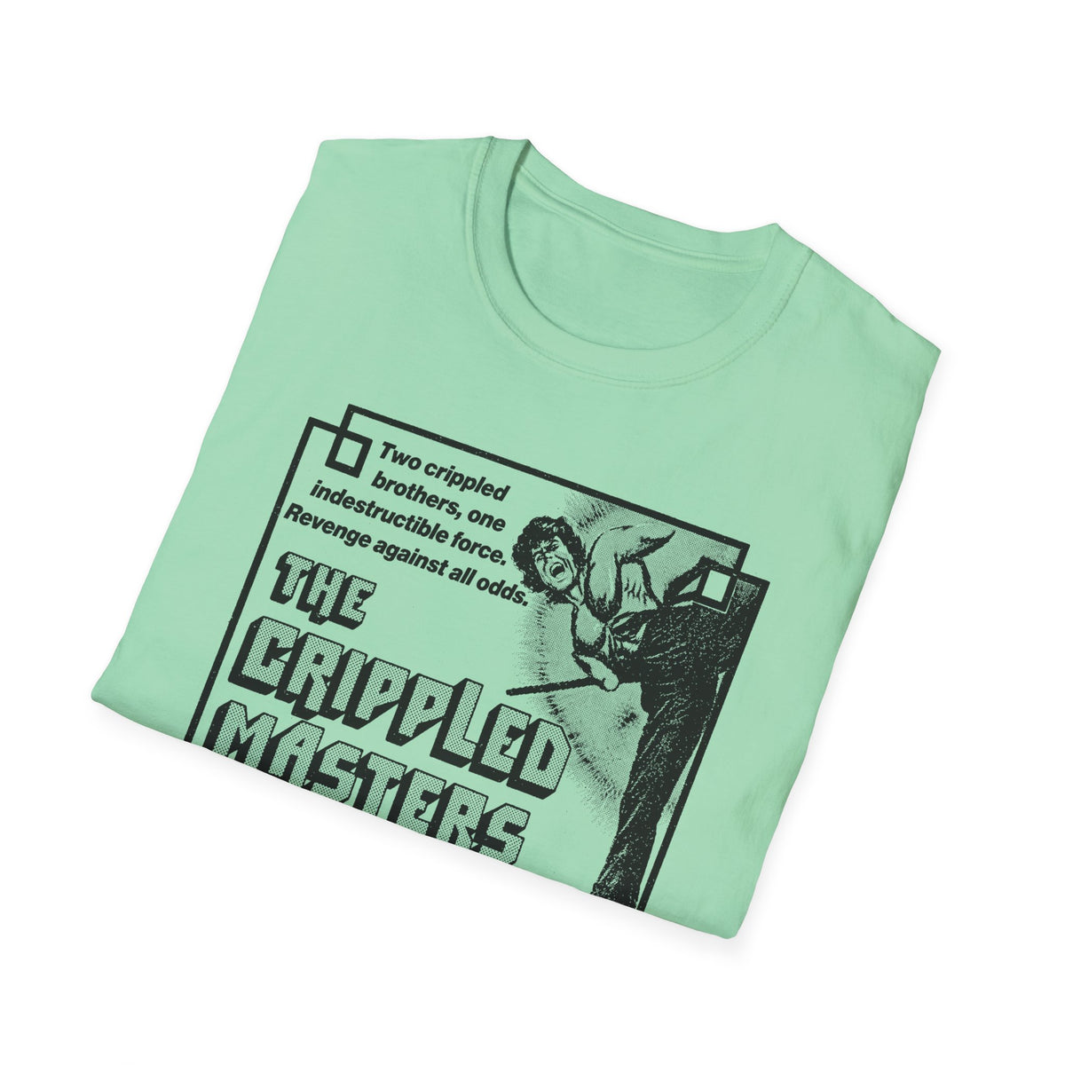 1979 hong kong martial arts film the crippled masters newspaper advertisement tshirt