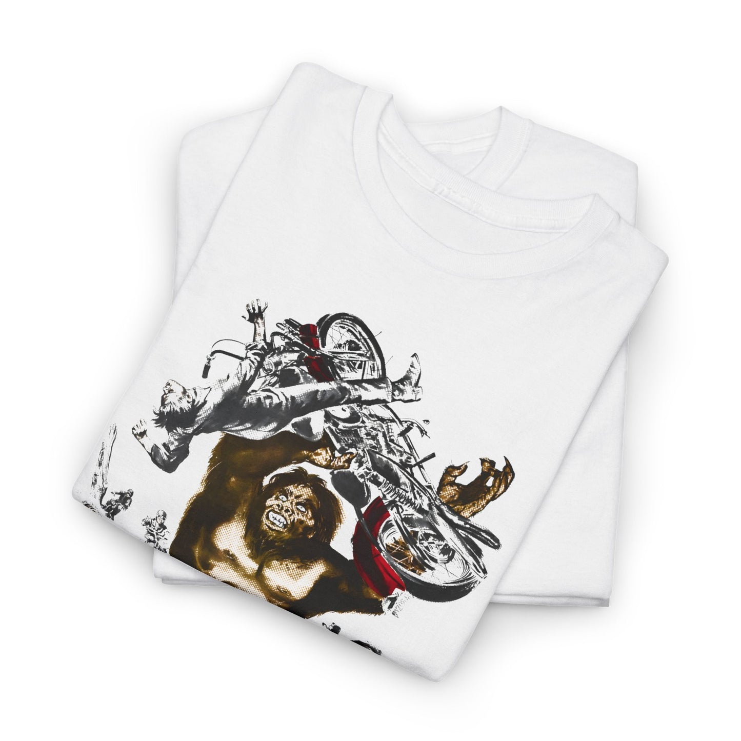 1970 bigfoot movie poster reproduction tshirt