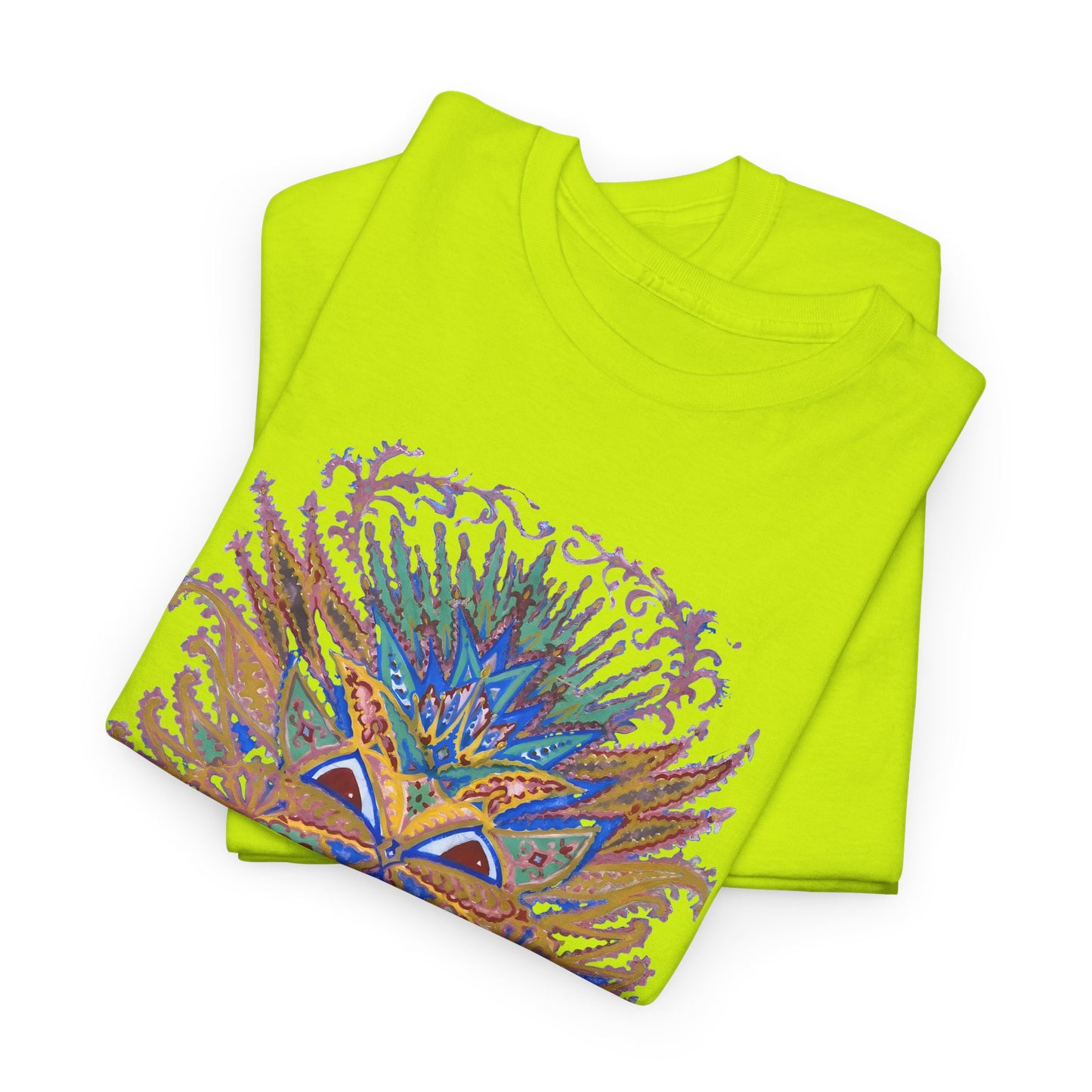 early 1900's louis wain anthropomorphized cat painting psychedelic cat design tshirt