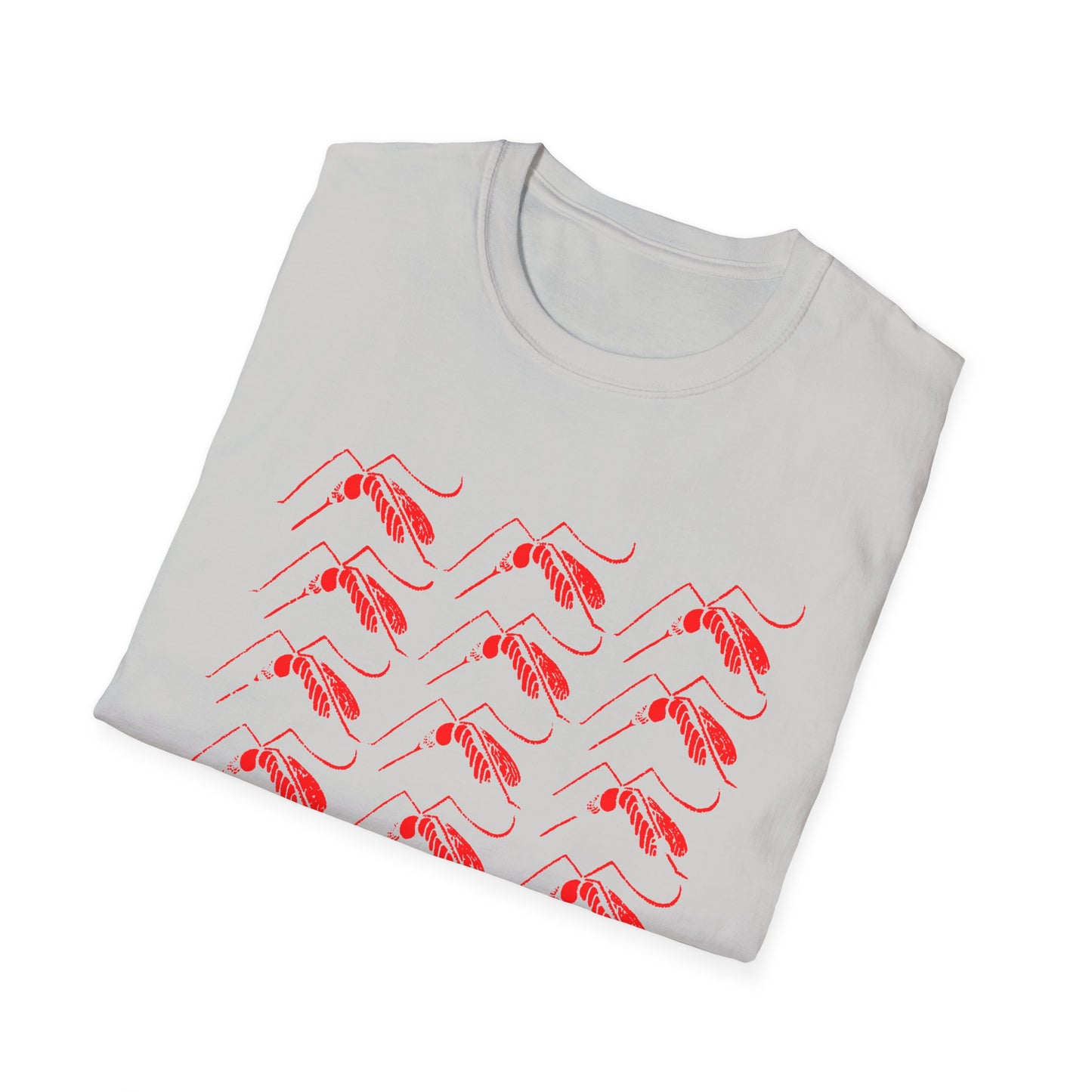 mosquito reproduction red design tshirt