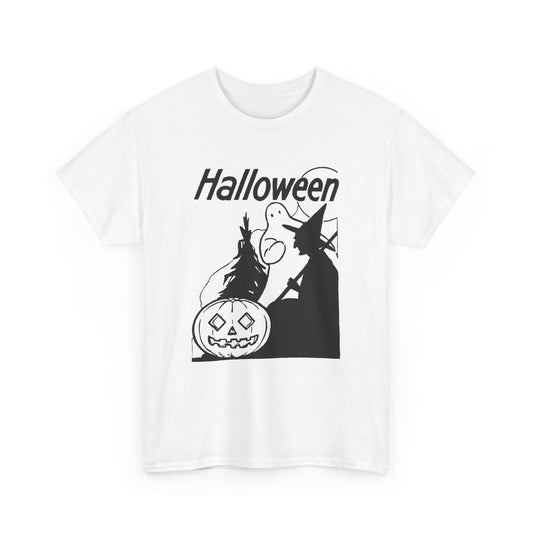 antique halloween graphic reproduction tshirt