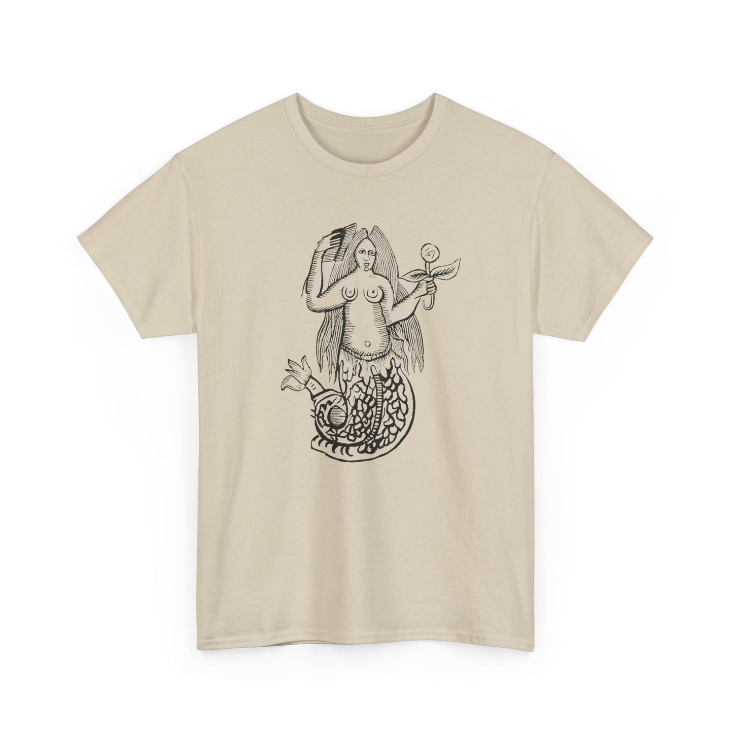 1882 mermaid illustration from the wonder of wonders chap-books of the eighteenth century john ashton tshirt