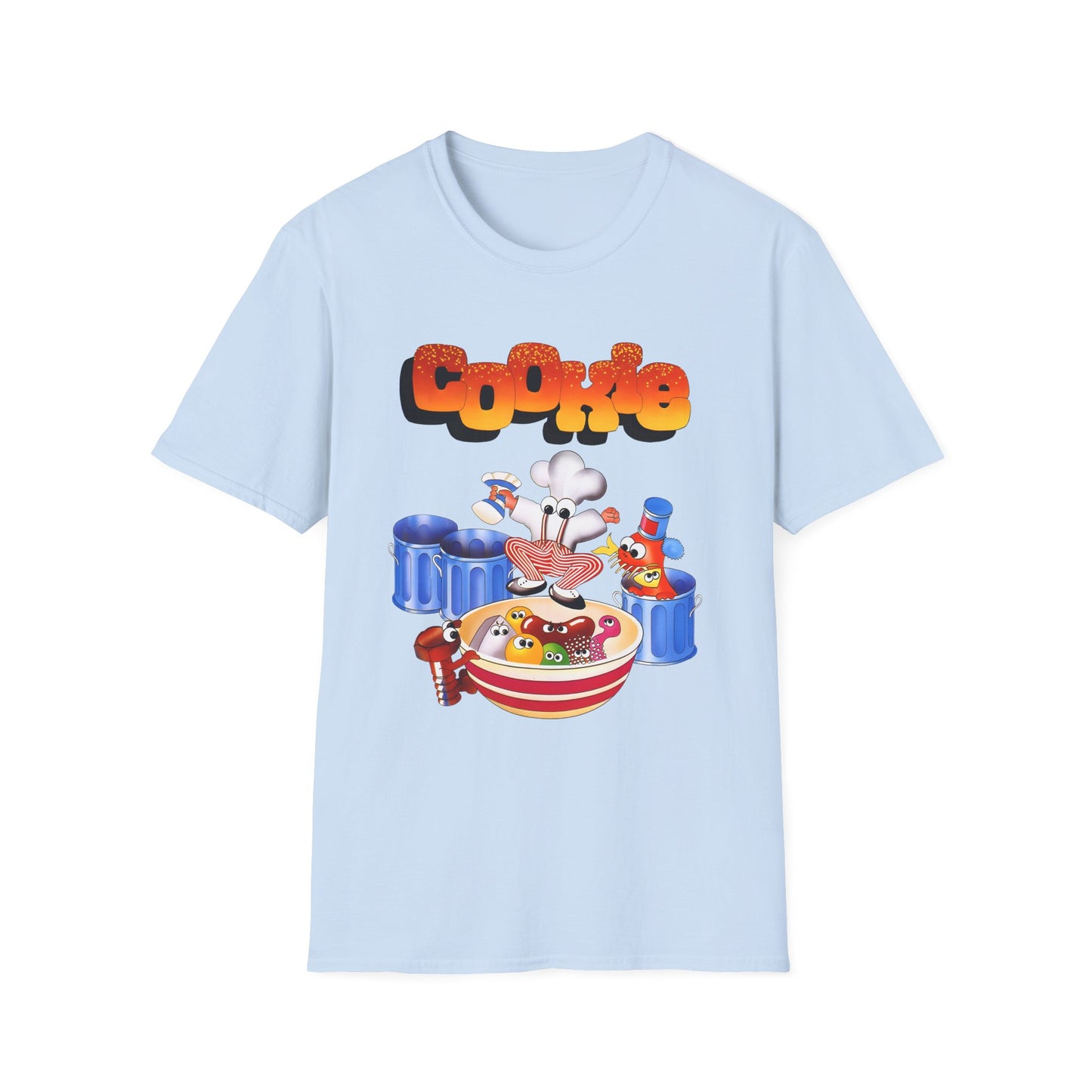 1983 zx spectrum video game cookie tshirt