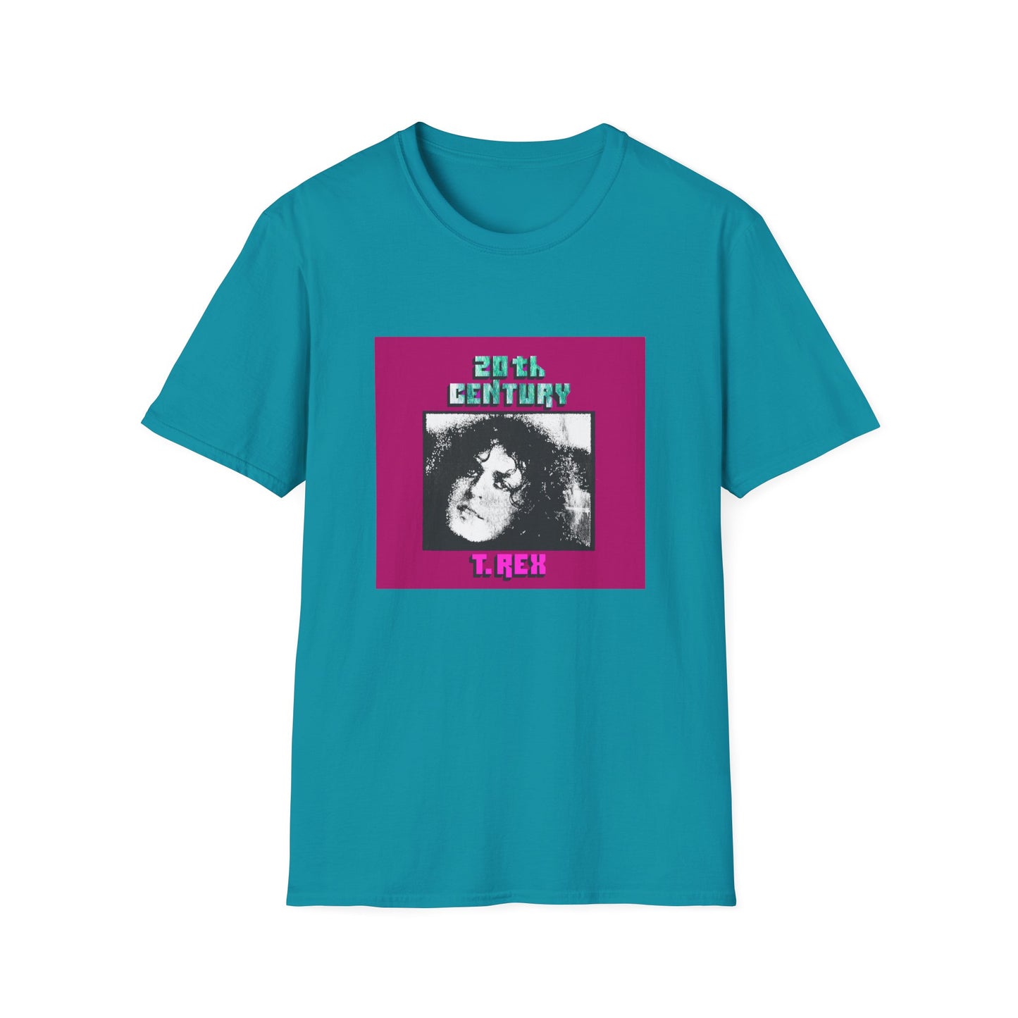 t. rex 1973 20th century alternate colour album tshirt