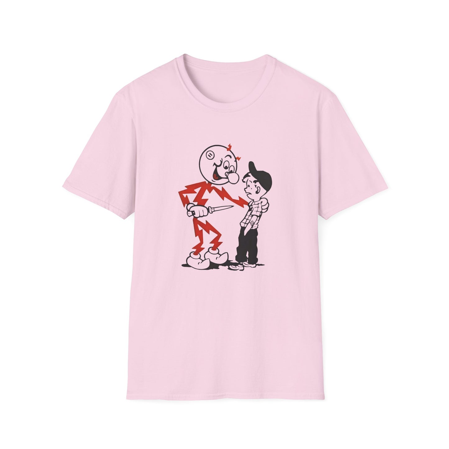 reddy kilowatt electricity will kill you vintage logo reproduction tshirt