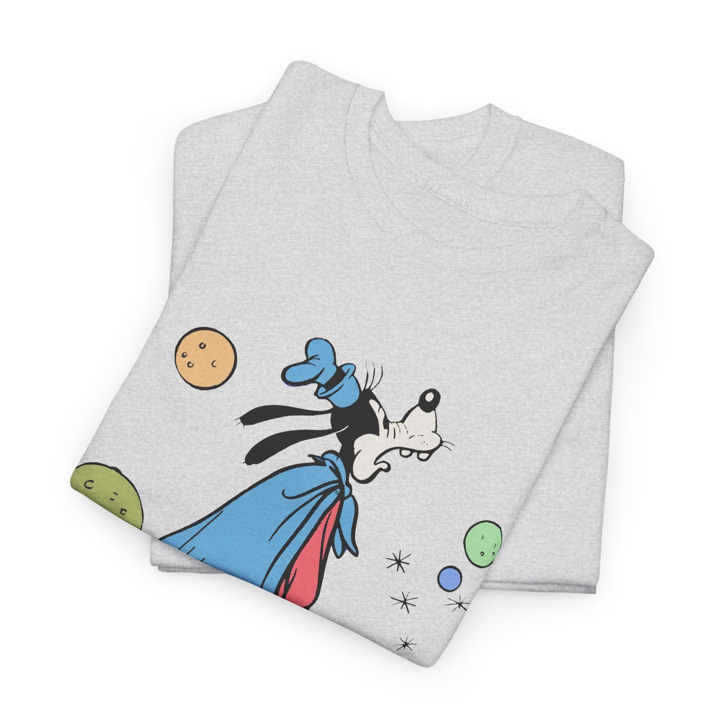 dog in space comic tshirt