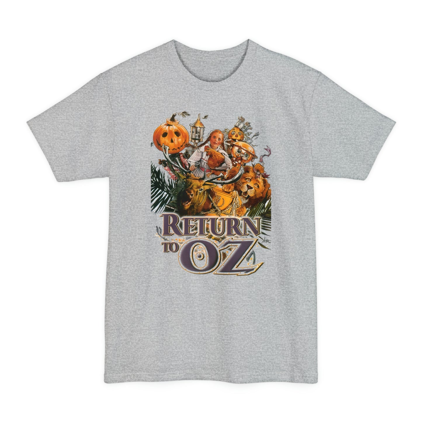 oversized return to oz unisex tall beefy tshirt