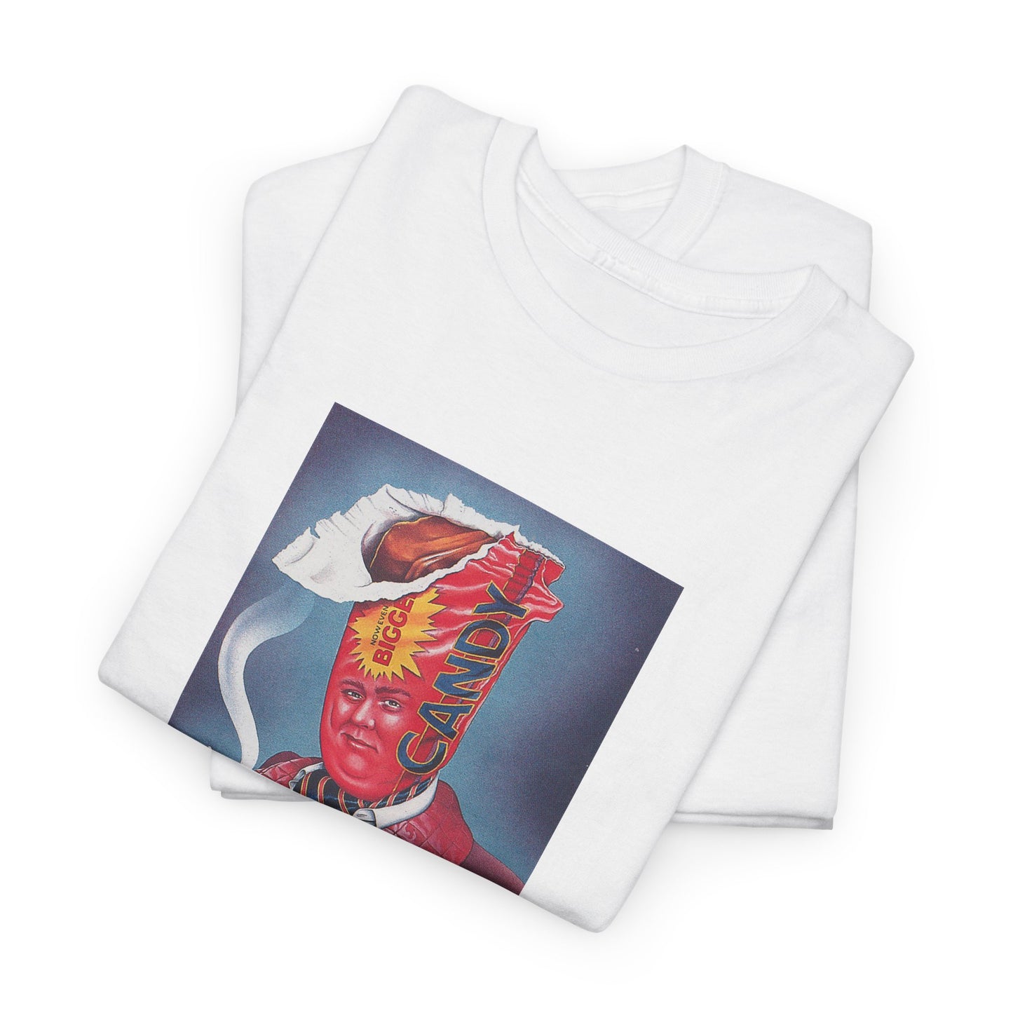 john candy chocolate bar head illustration tshirt