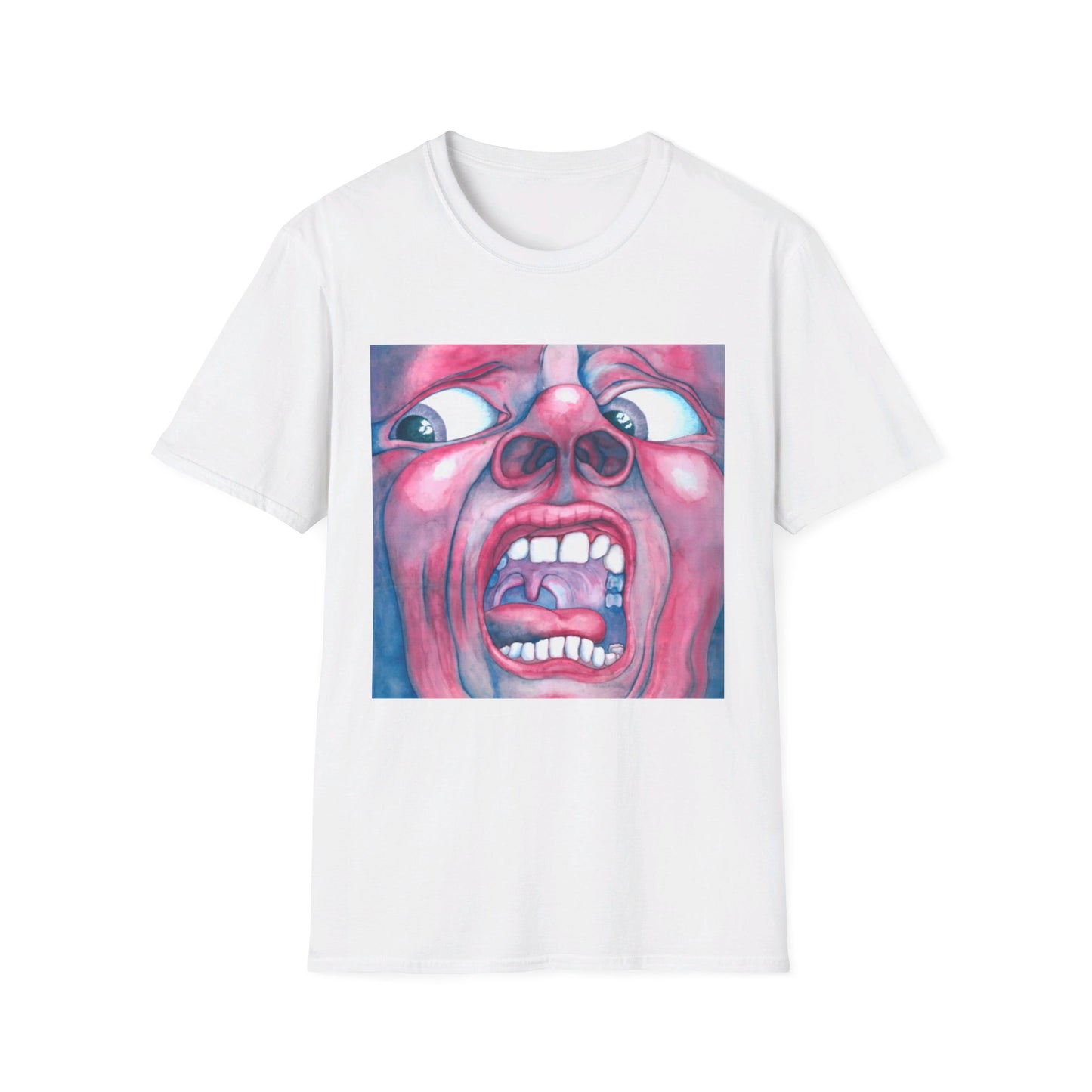 king crimson in the court of the crimson king 1969 album cover tshirt