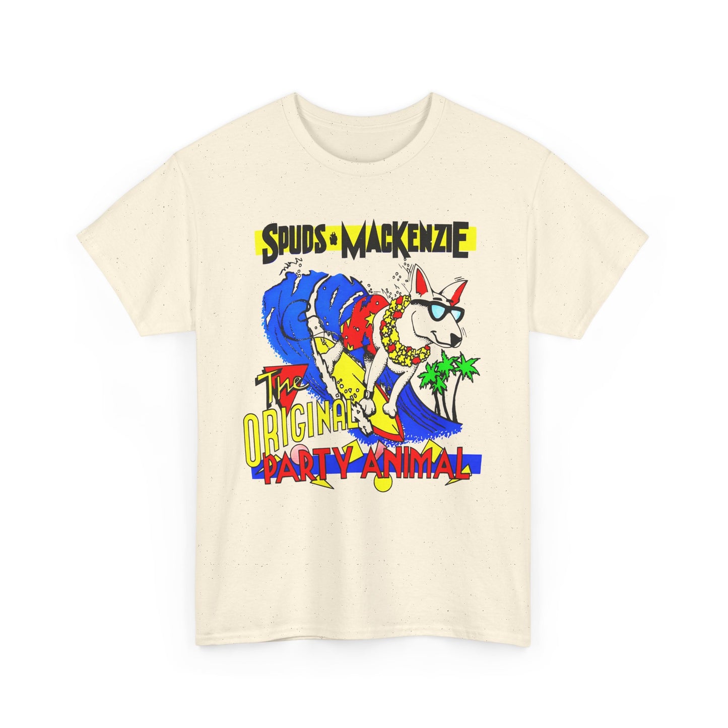 vintage spuds mackenzie the original party animal reproduction tshirt