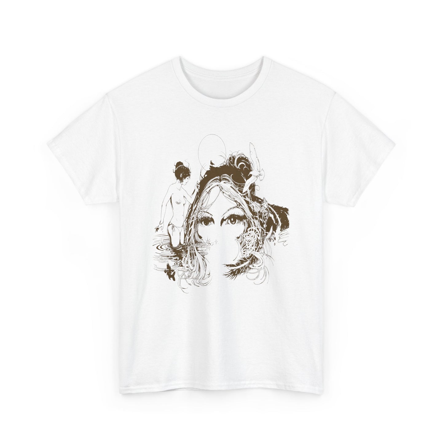 1970s whimsical illustration by bill ogden tshirt