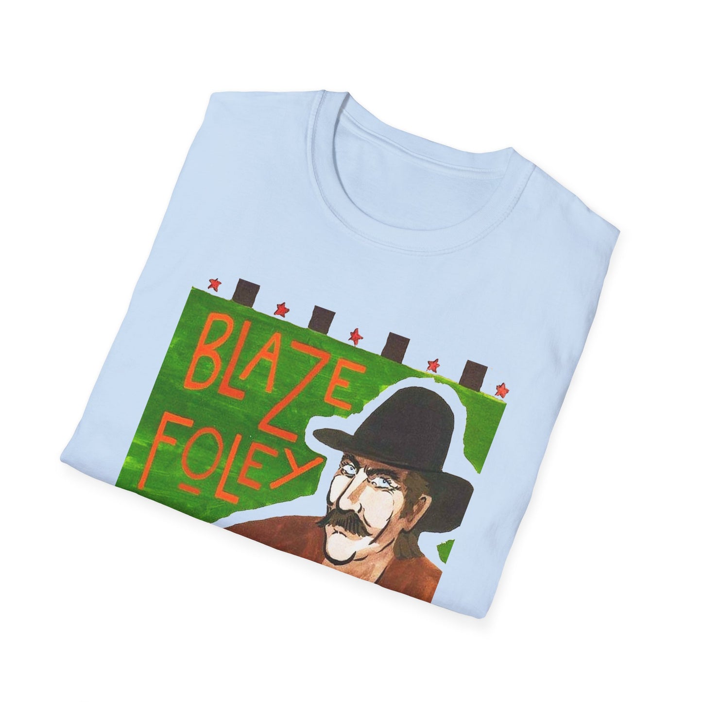 blaze foley sittin' by the road album stretched graphic tshirt