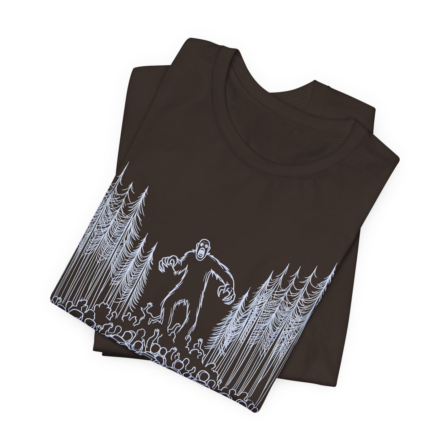 sasquatch attacks tshirt