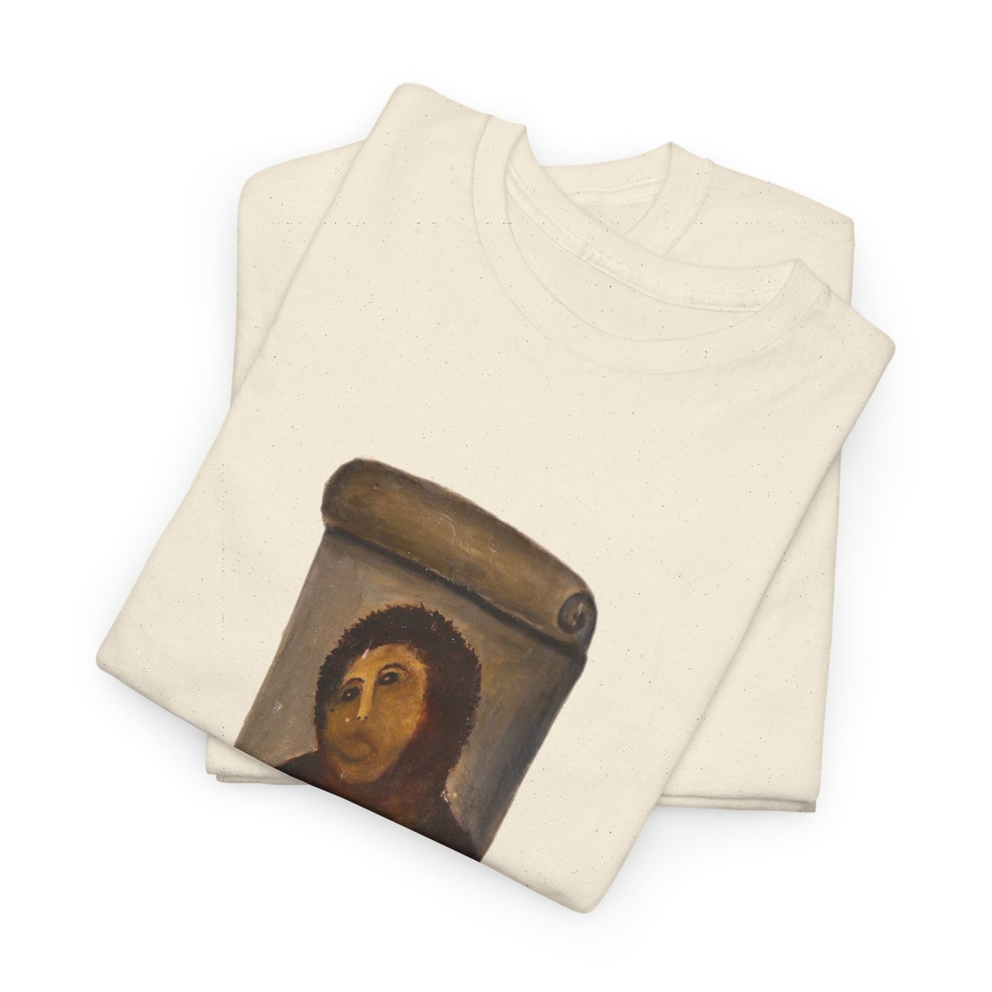 ecce homo botched restoration tshirt behold the monkey tshirt