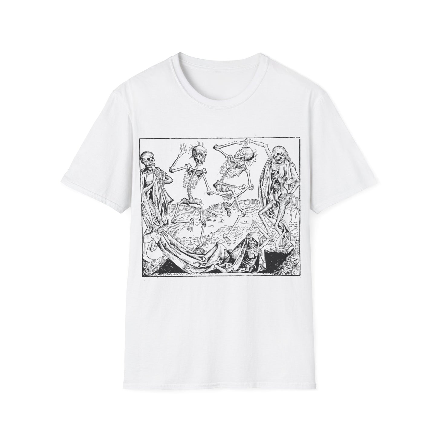 1493 michael wolgemut's dance of death tshirt