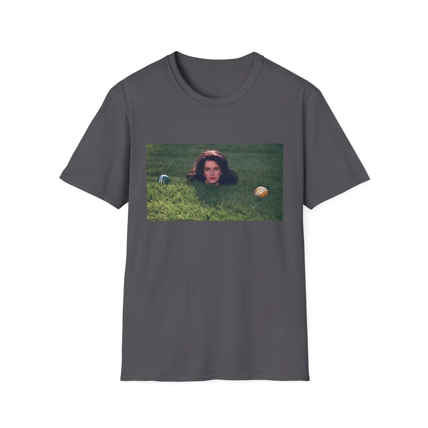 1989 movie "heathers" veronica's head in the grass tshirt