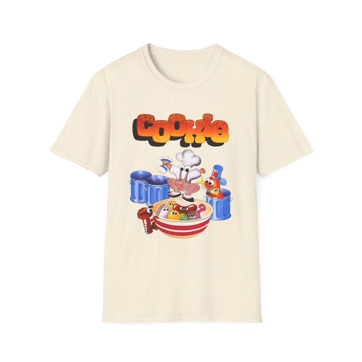 1983 zx spectrum video game cookie tshirt