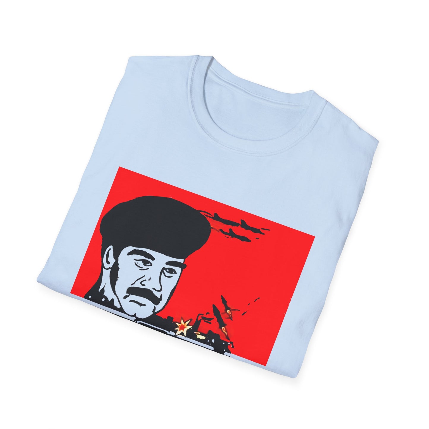 the sadam hussein game 1991 fan art tshirt