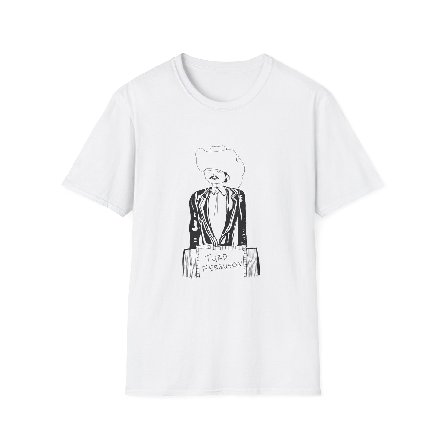 original drawing norm macdonald as turd ferguson on snl fan art tshirt