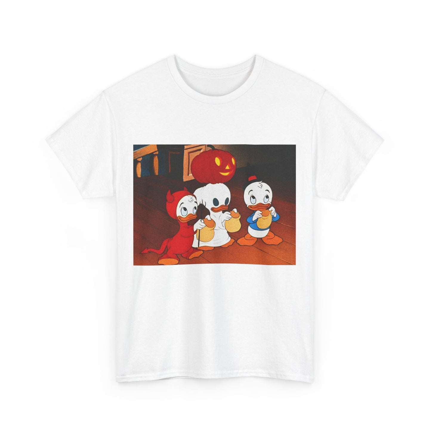 1982 huey dewey and louie halloween cartoon reproduction tshirt