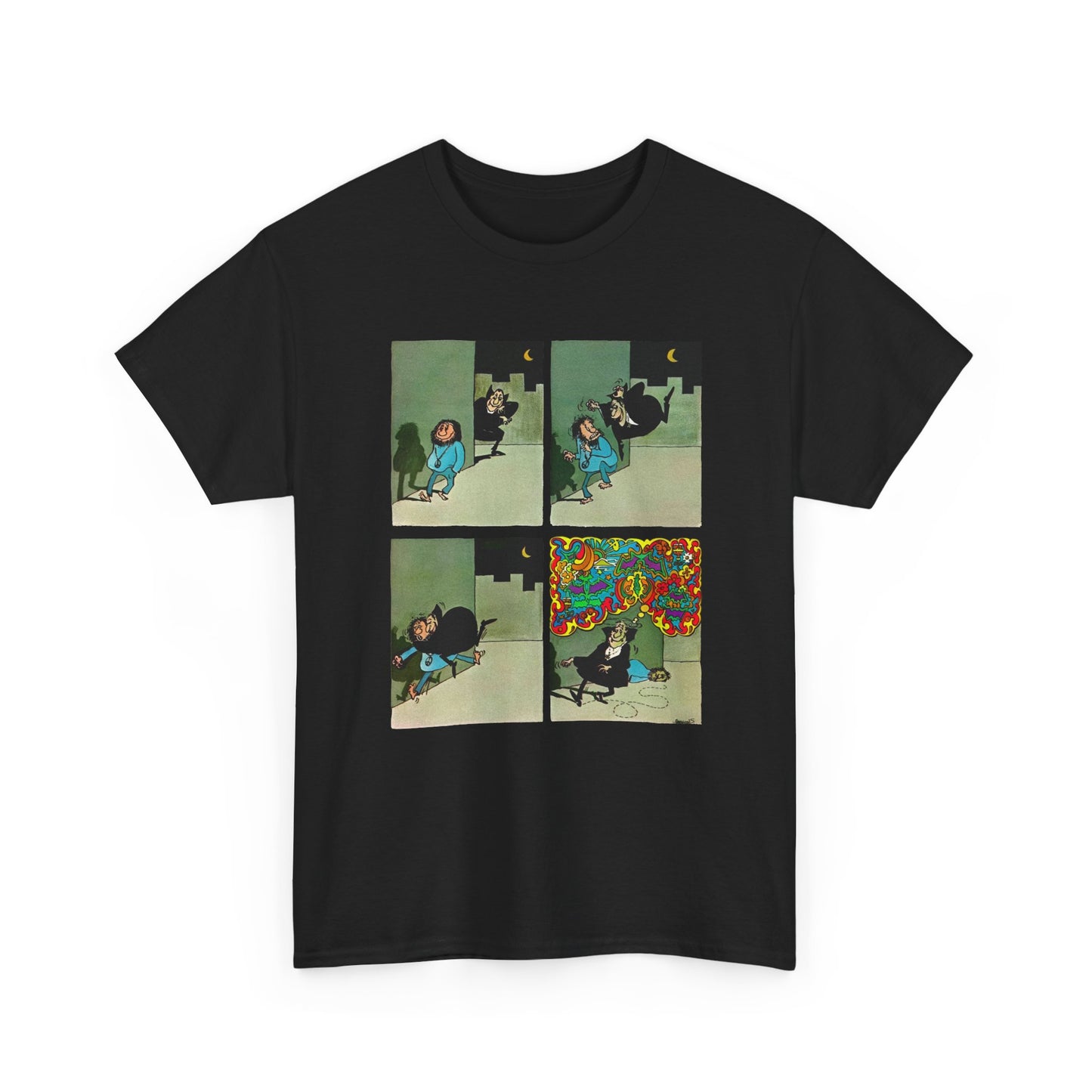 1970 comic the vampire by sergio aragones reproduction tshirt