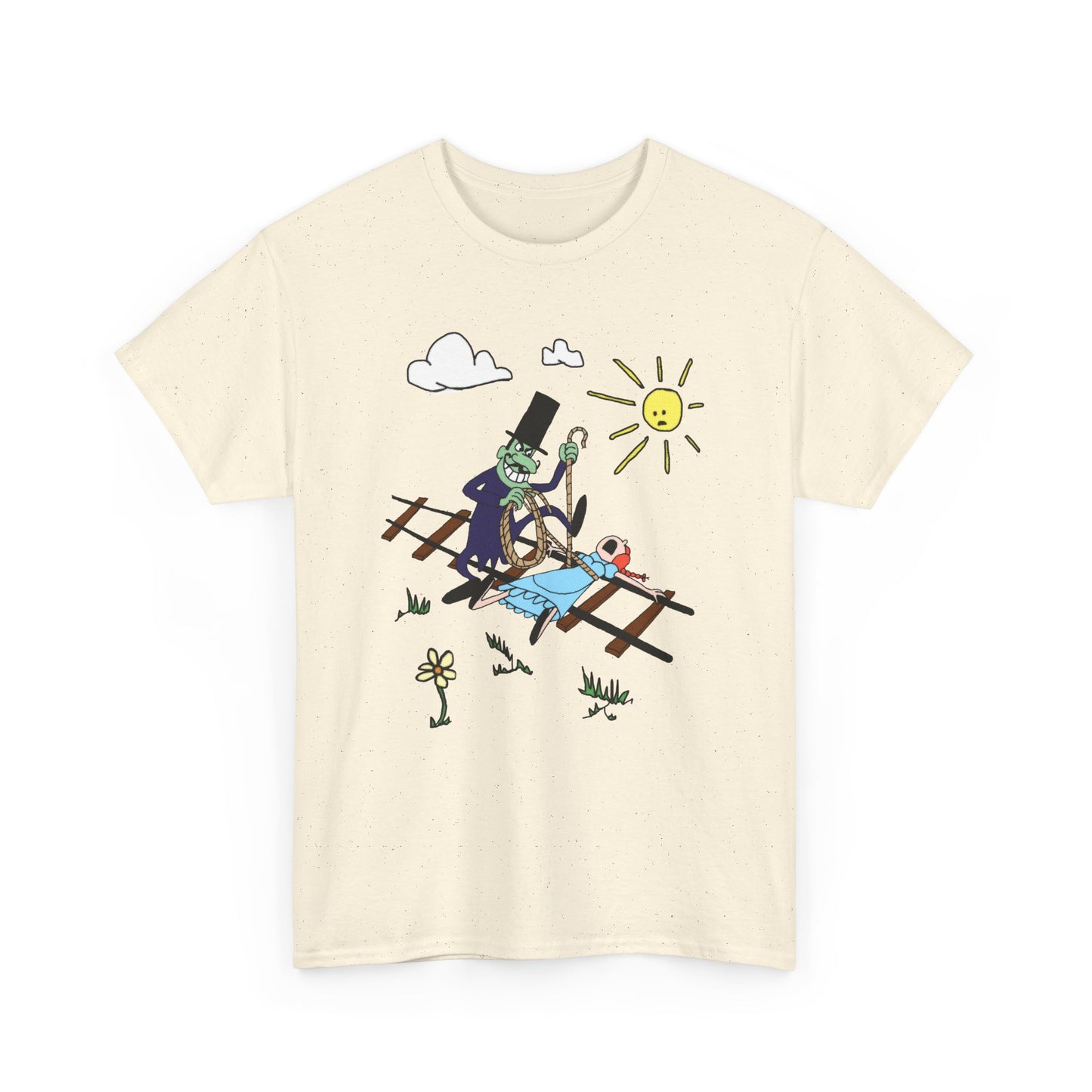 snidely whiplash fan art tshirt