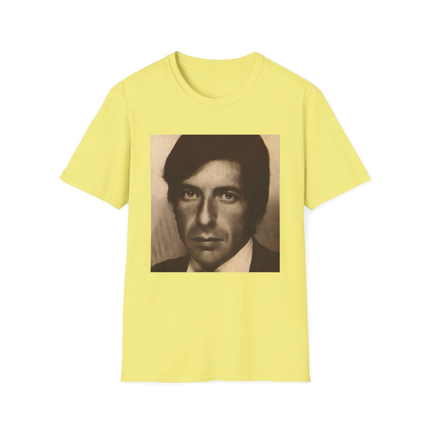 songs of leonard cohen 1968 album no lettering tshirt