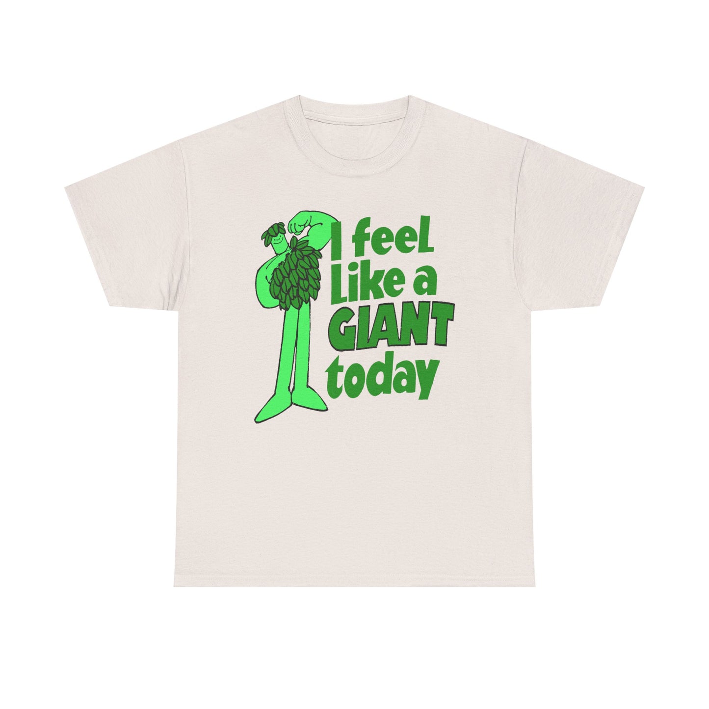 vintage green giant i feel like a giant today tshirt