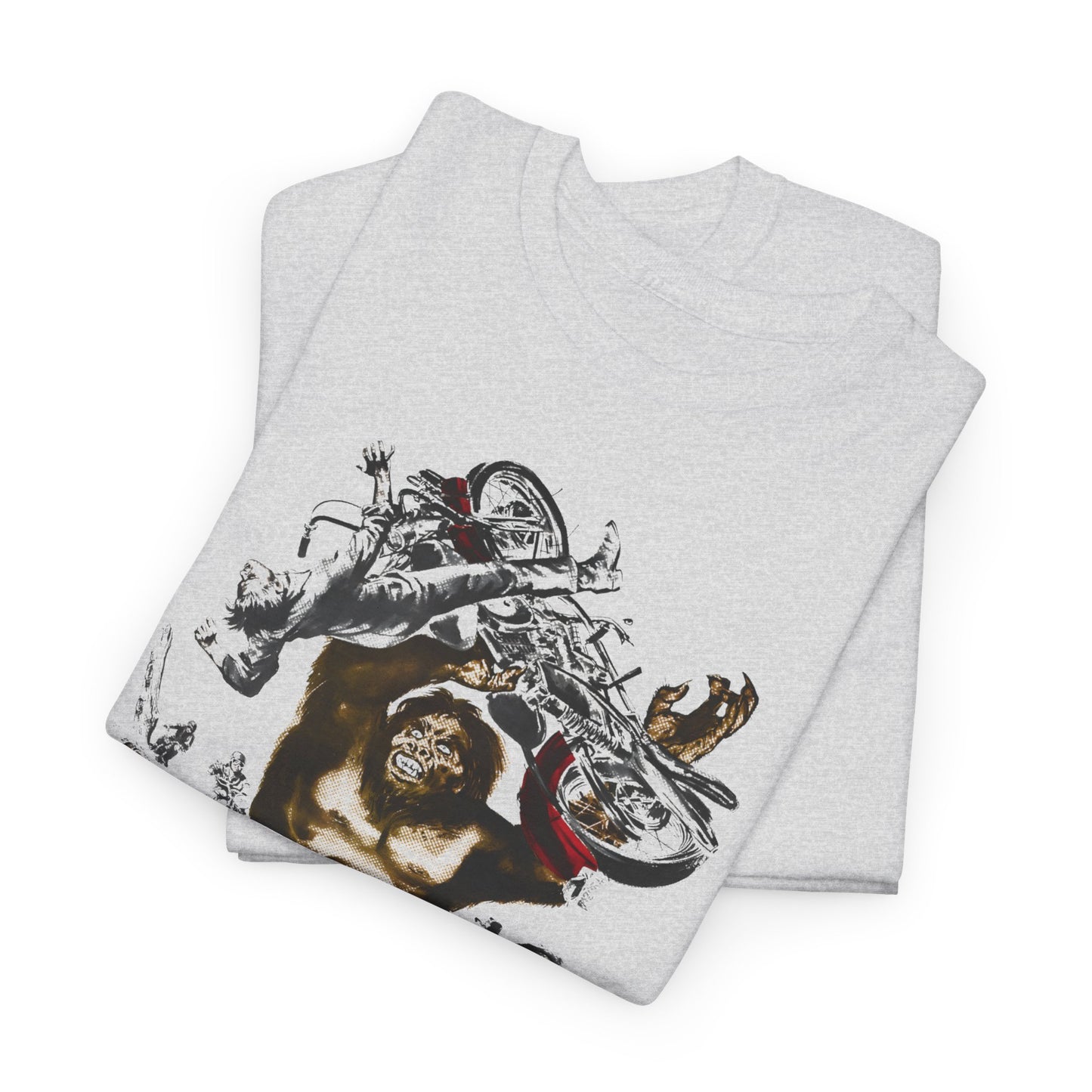 1970 bigfoot movie poster reproduction tshirt