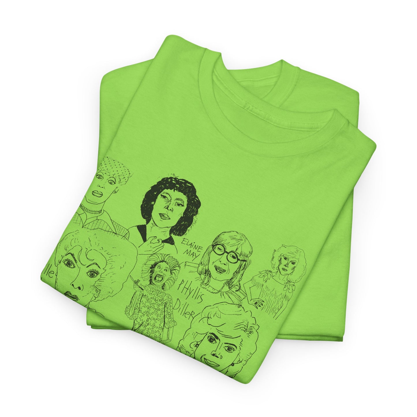original drawing women of comedy collage tshirt