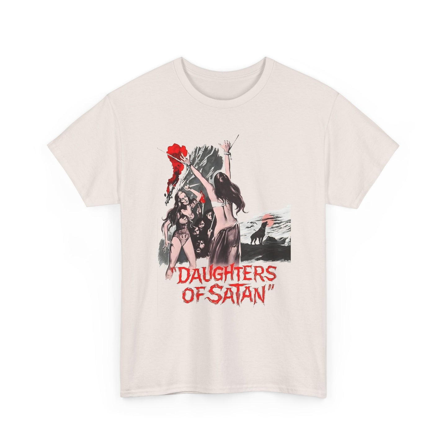 1972 daughters of satan movie poster tshirt