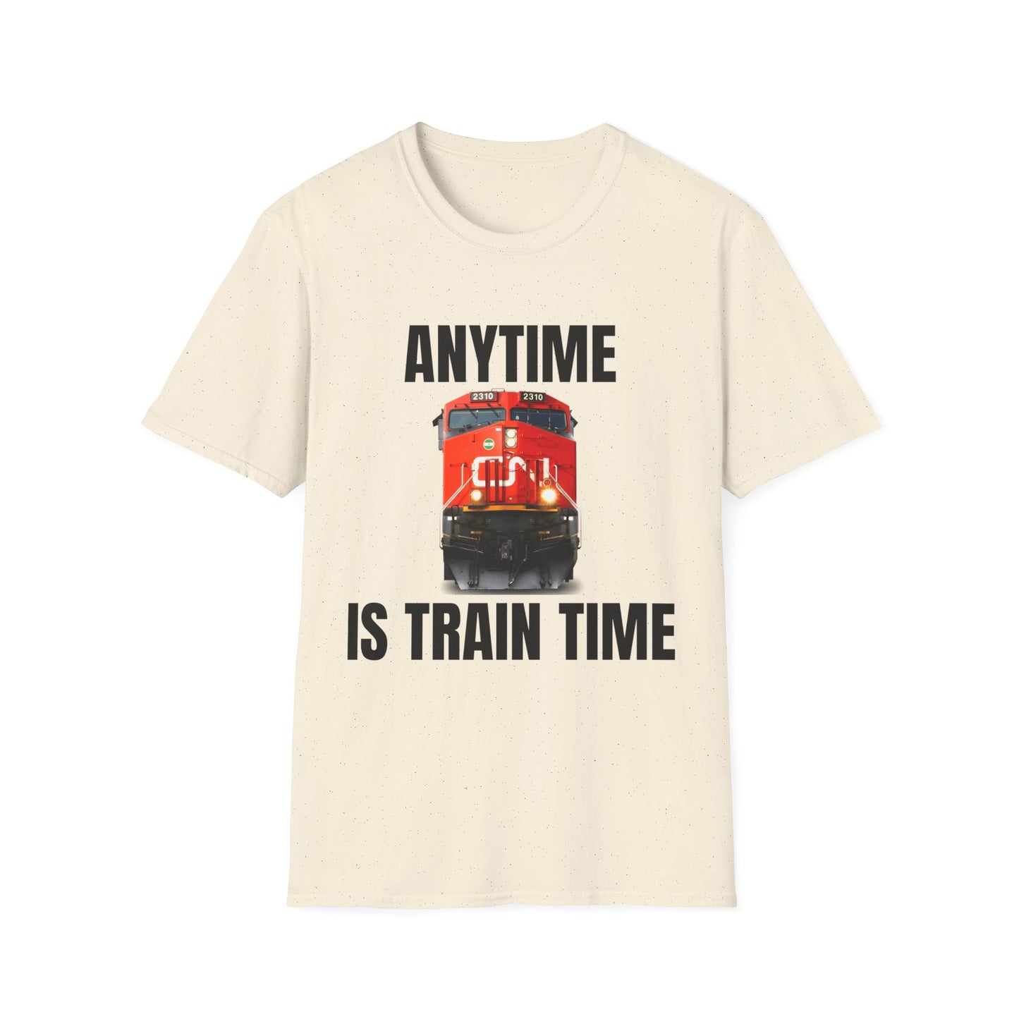 cn rail anytime is train time tshirt