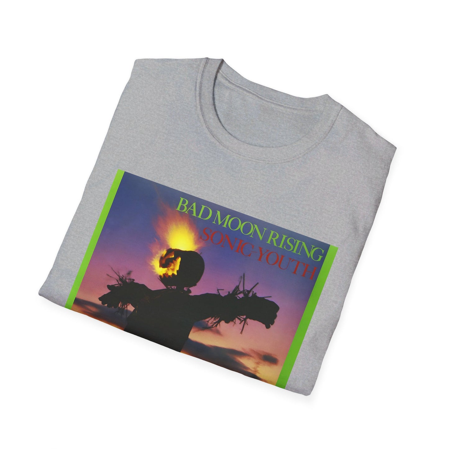 sonic youth 1985 bad moon rising album tshirt