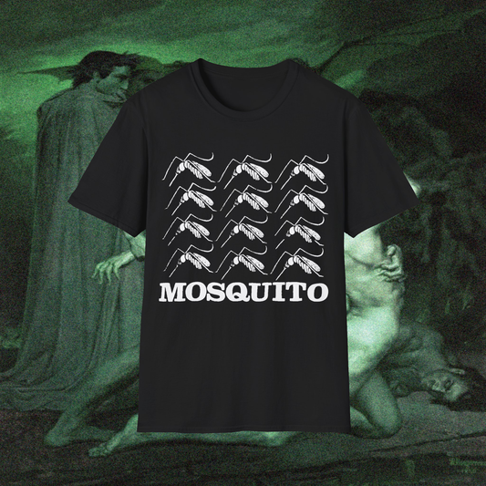 mosquito reproduction white design tshirt