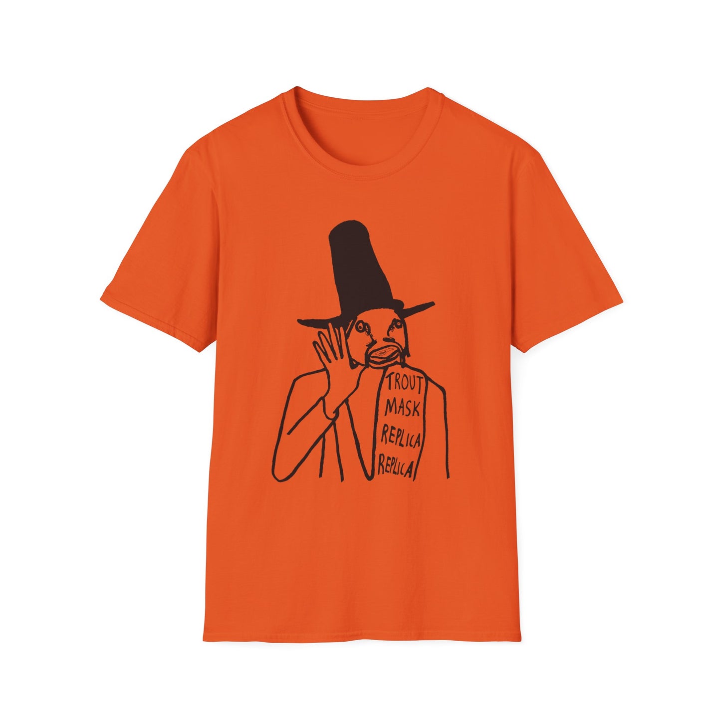 captain beefheart 1969 trout mask replica album replica original drawing tshirt