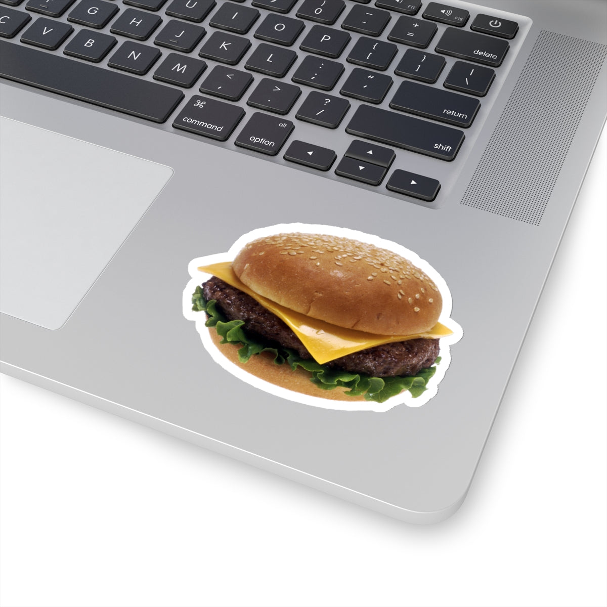 classic cheeseburger kiss-cut sticker whatmart