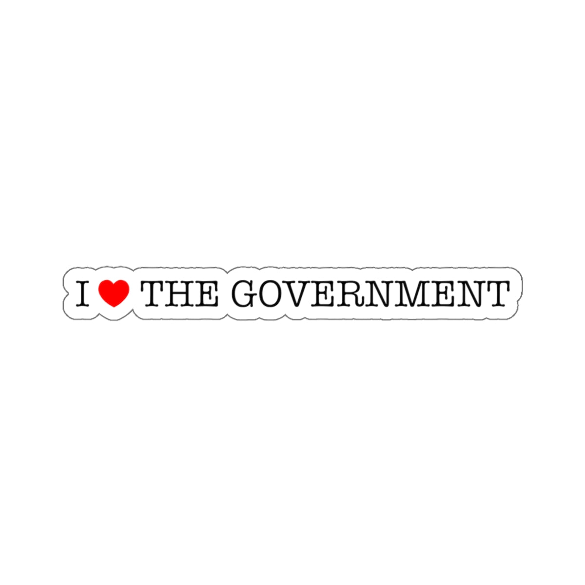 i heart the government sticker whatmart