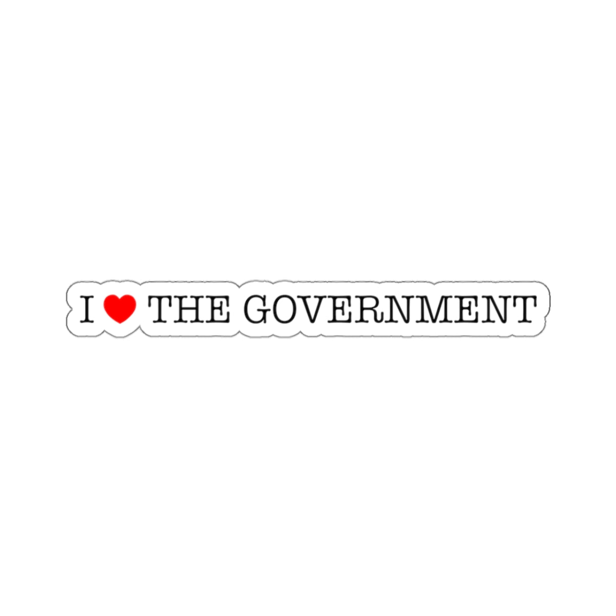 i heart the government sticker whatmart