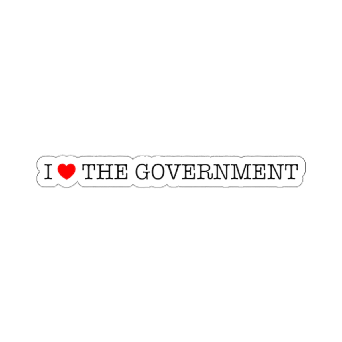 i heart the government sticker whatmart