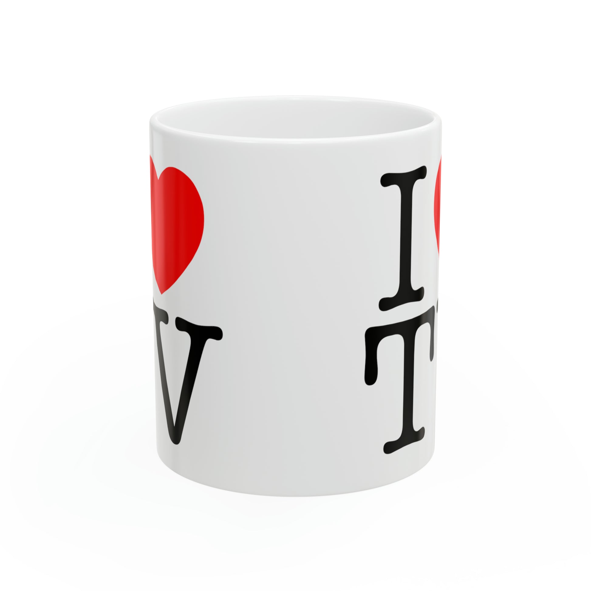 i heart tv mug whatmart