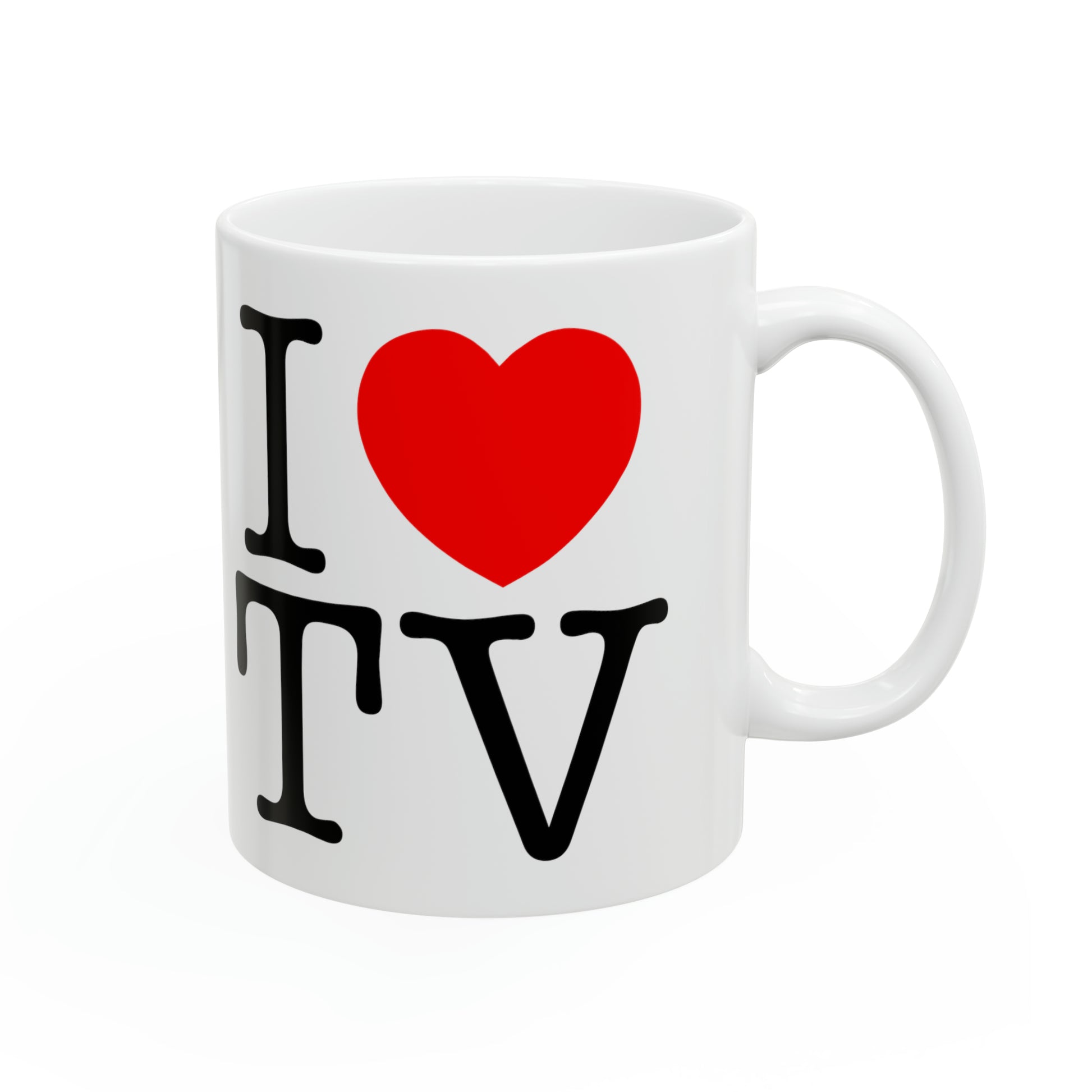 i heart tv mug whatmart