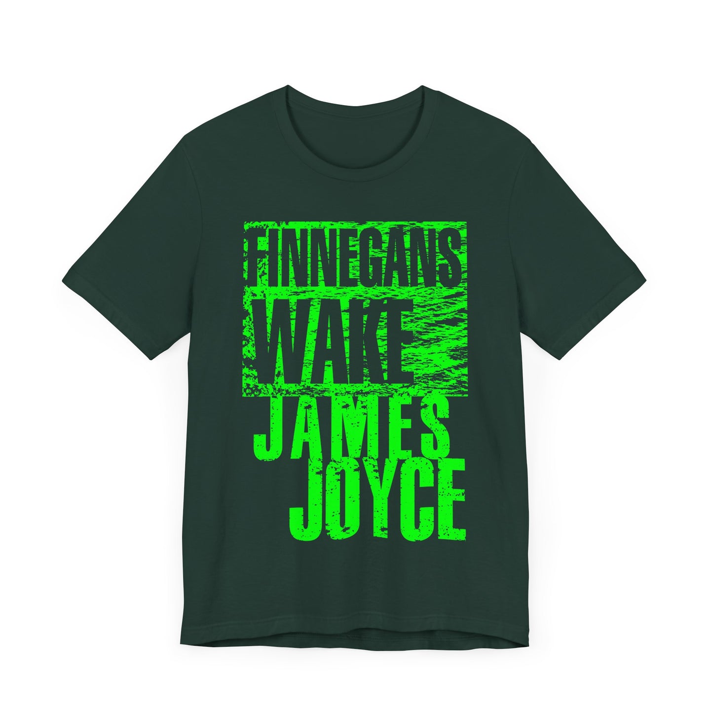 james joyce finnegans wake in green tshirt whatmart