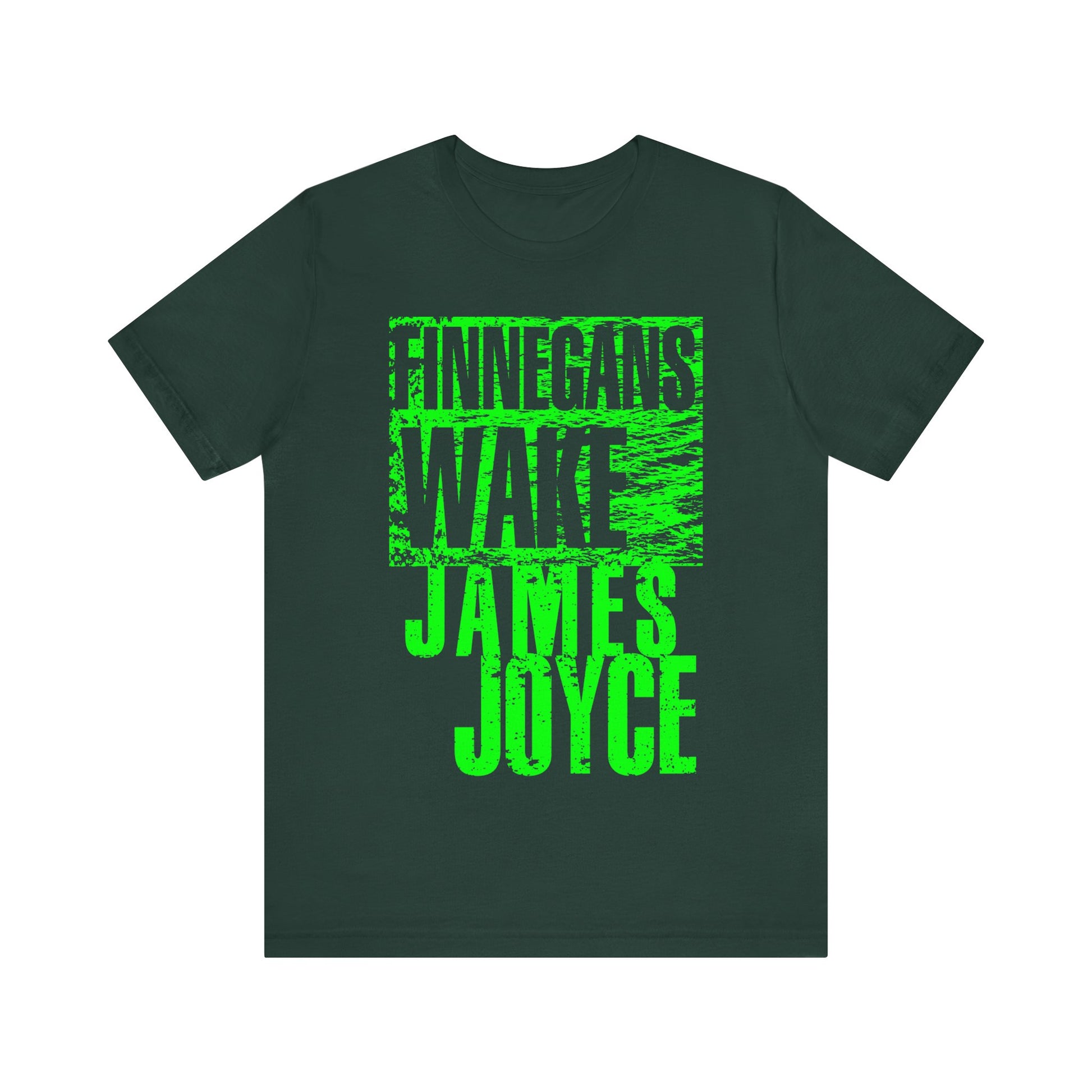 james joyce finnegans wake in green tshirt whatmart