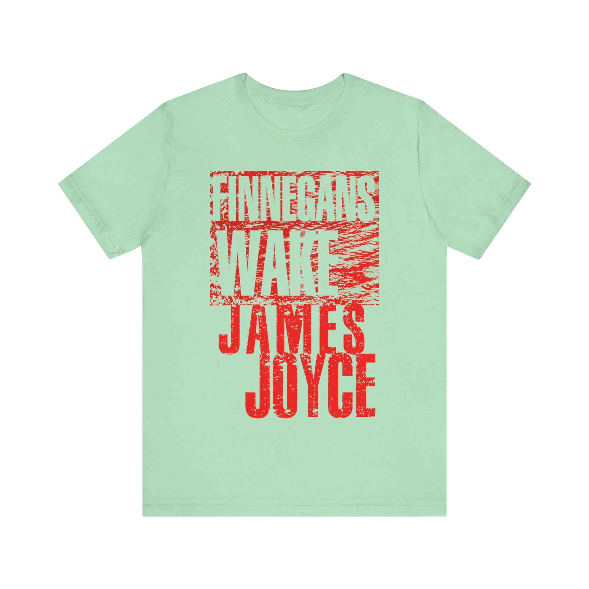 james joyce finnegans wake in red tshirt whatmart