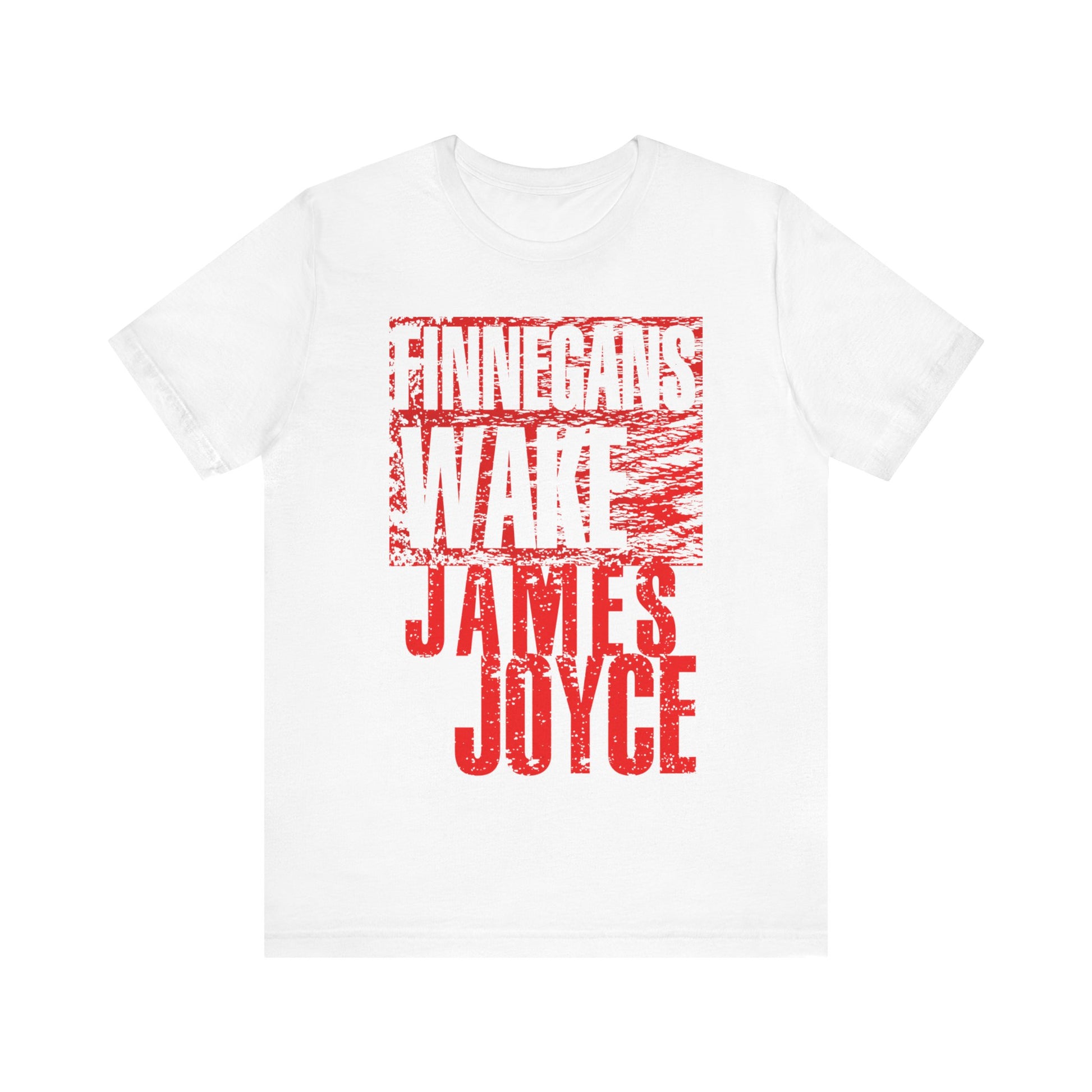 james joyce finnegans wake in red tshirt whatmart